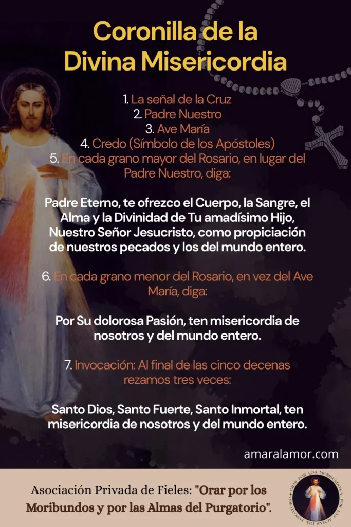 Estampa de oracion por los moribundos y las almas del purgatorio