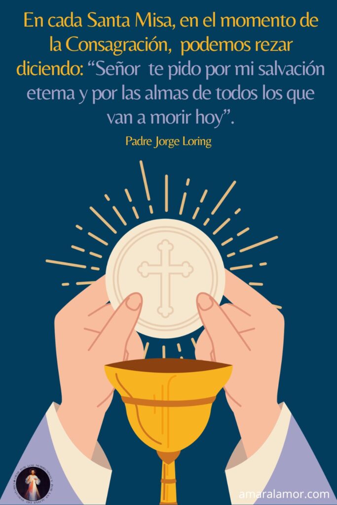 Estampa de oracion por los moribundos y las almas del purgatorio